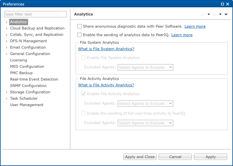 Preferences-Preferences Page