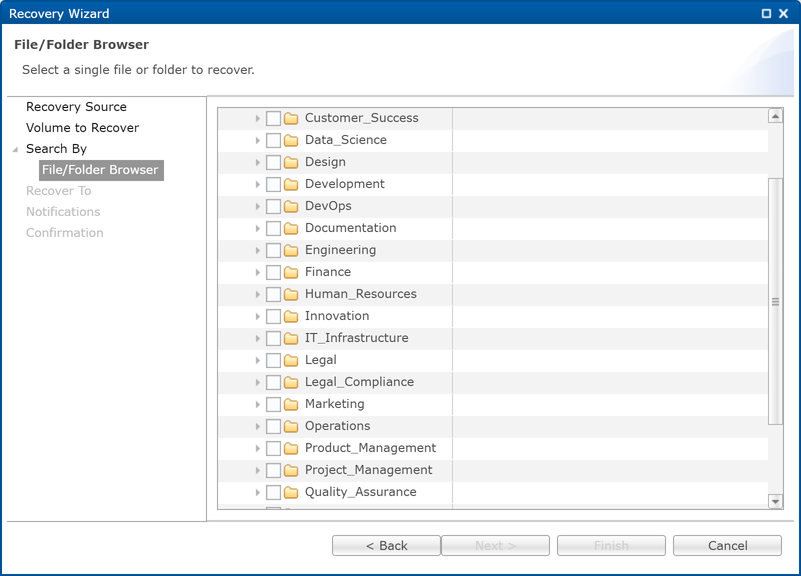 CB-Recovering Data-Search Options-Latest Replication