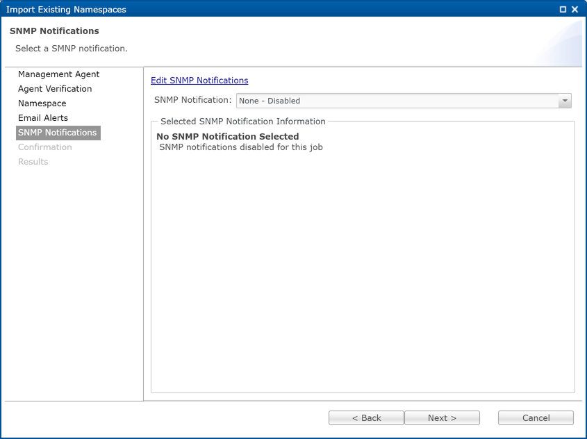 DFS-Import Existing Namespace-8