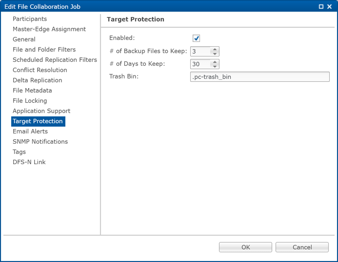 FC-Edit Job-Target Protection