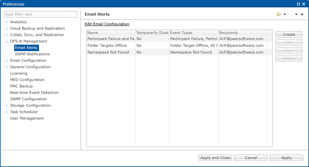 DFS-Preferences-Email Alerts-1