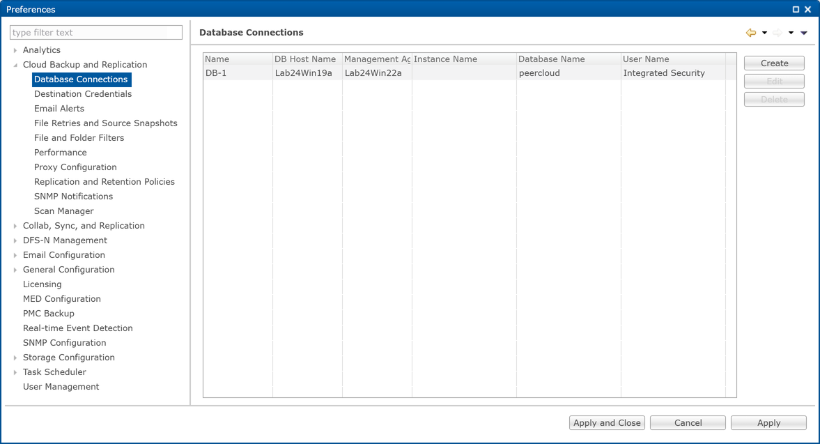CB-Preferences-Database Connections-1