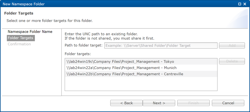 DFS-Create-Step 7-Folder Targets-4