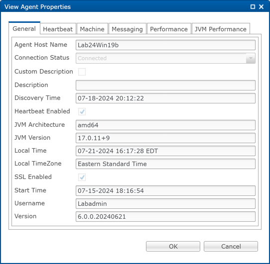PA-View Agent Properties