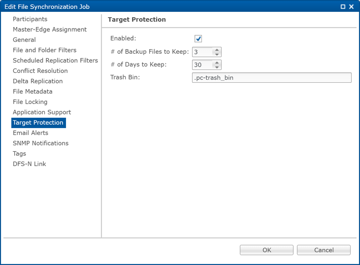 FS-Edit Job-Target Protection