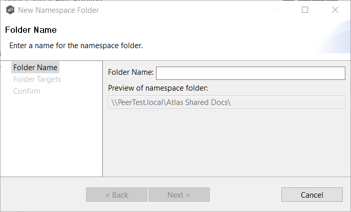 DFS-Create-Step 7-Namespace Folders-2