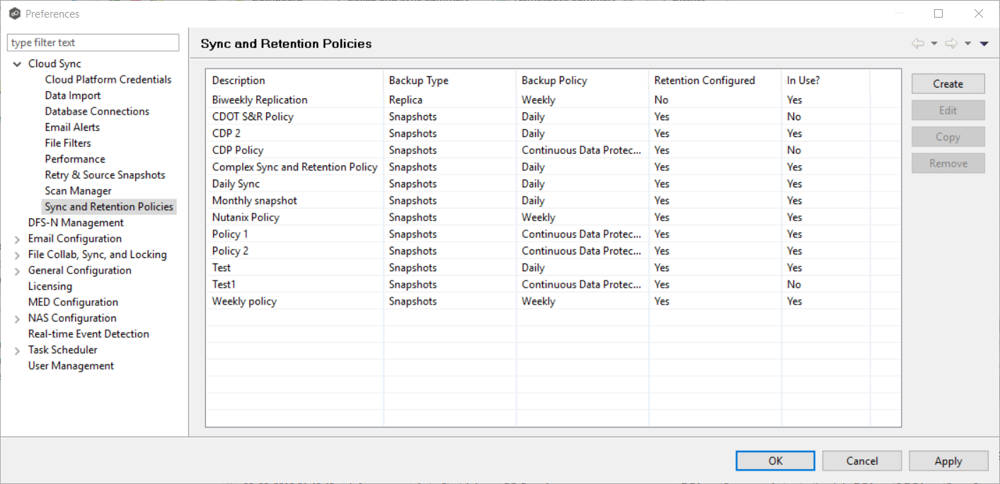 CS-Preferences-Sync and Retention Policies-1