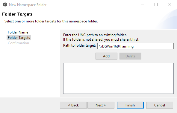 DFS-Create-Step 7-Namespace Folders-4