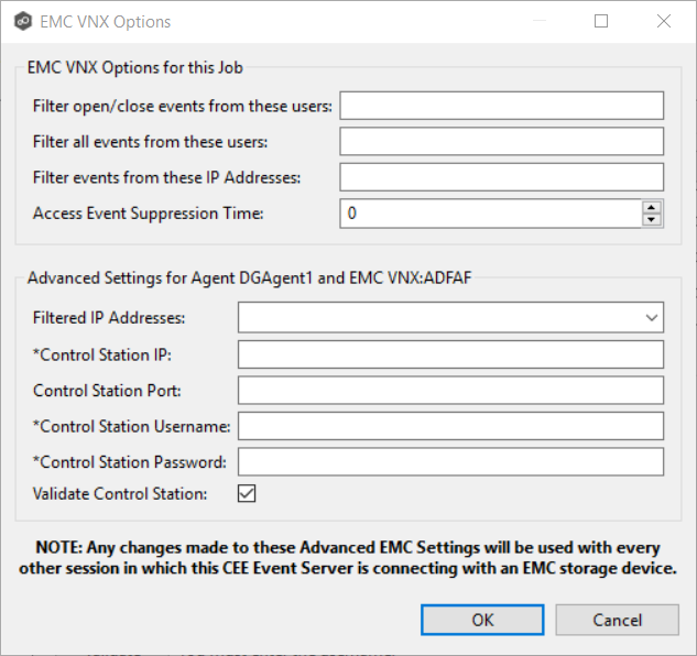 Dell EMC Storage Information-VNX Advanced Options
