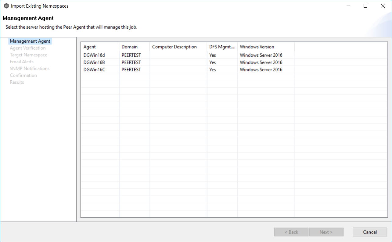 DFS-Import Existing Namespace-2