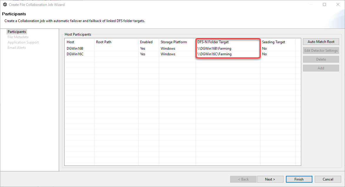 DFS-Create FC or FS Job from NS Folder-7