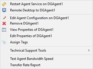 Advanced Topics-Agents View-Context Menu