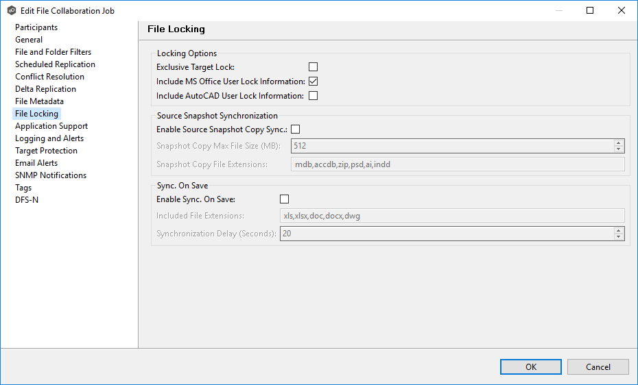 FC-Edit Job-File Locking