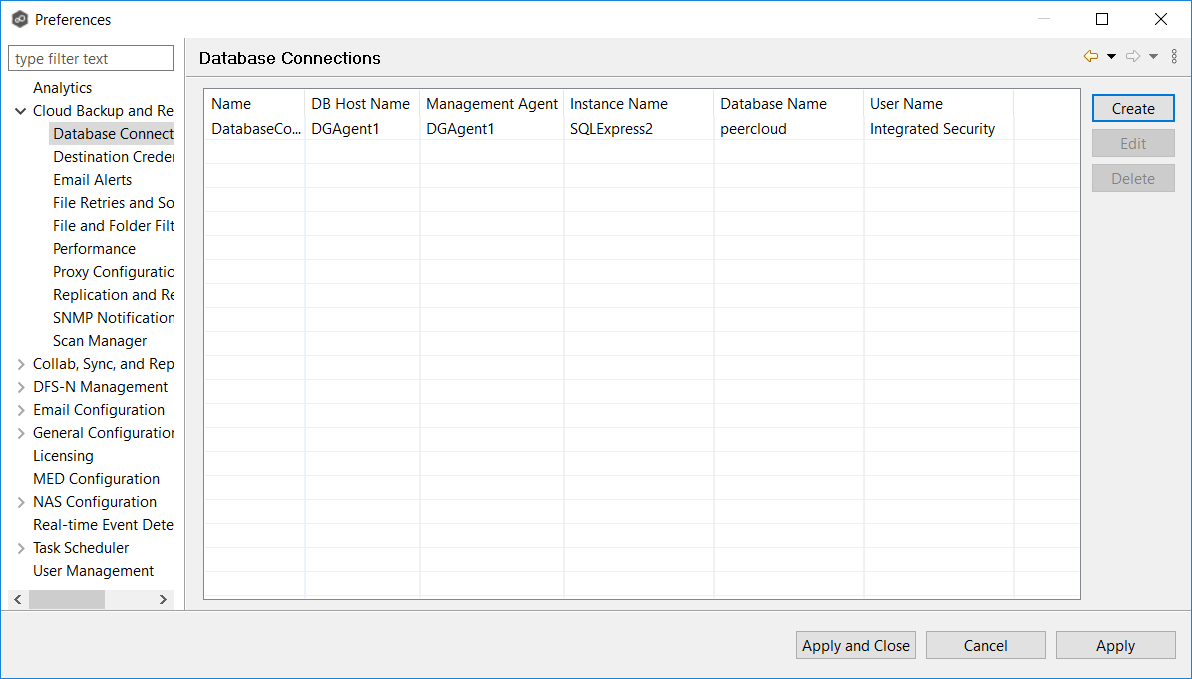 CB-Preferences-Database Connections-1