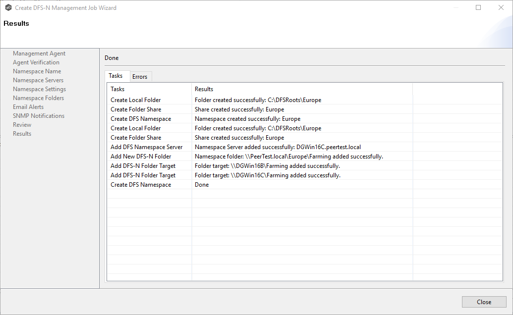 DFS-Create-Step 11-Results-1