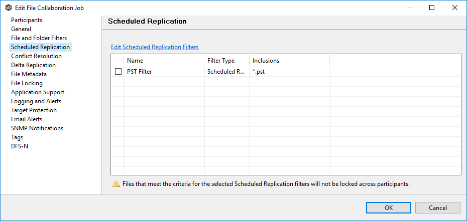 FC-Edit Job-Scheduled Replication