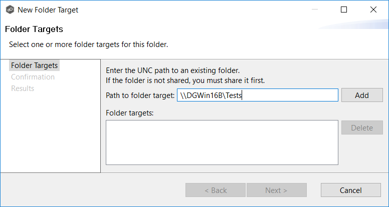 DFS-Adding Folder Target-4