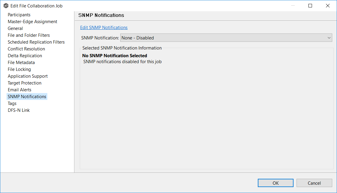FC-Edit Job-SMNP Notifications