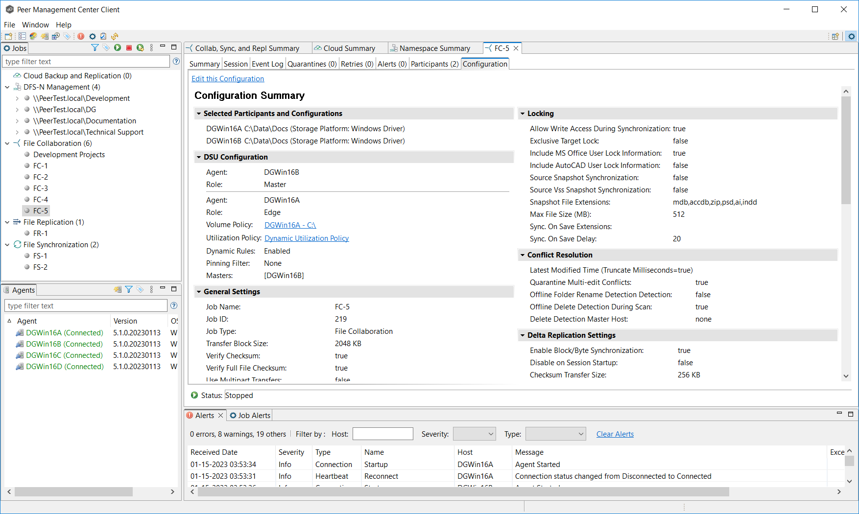 FC-Create-Step 8-File Collaboration Job-Configuration Tab