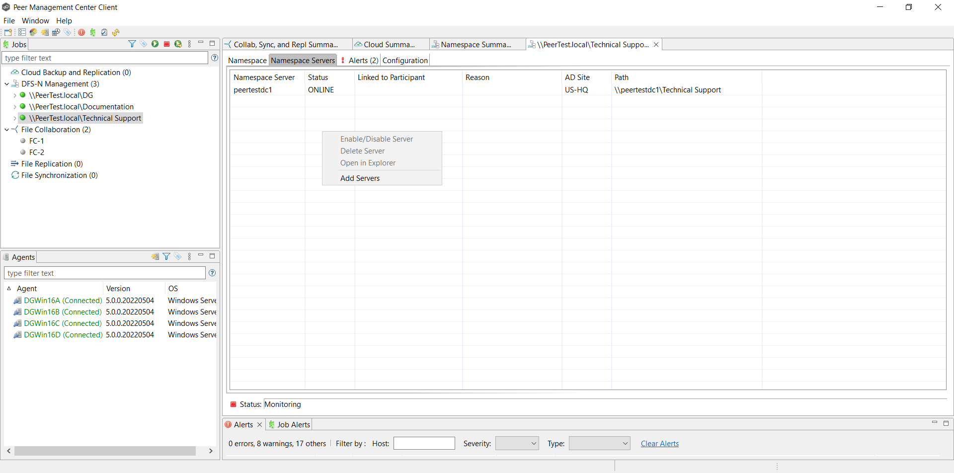 DFS-Adding Namespace Server-4