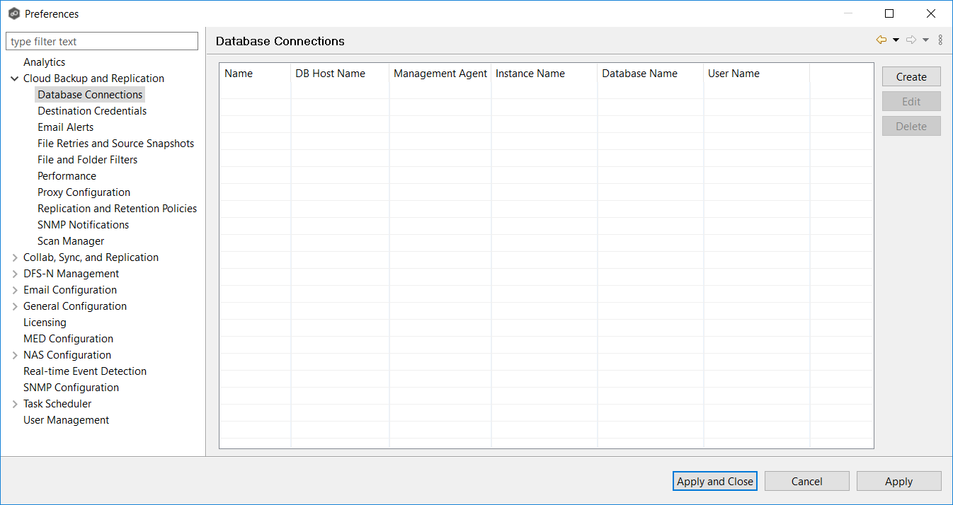 CB-Preferences-Database Connections-1