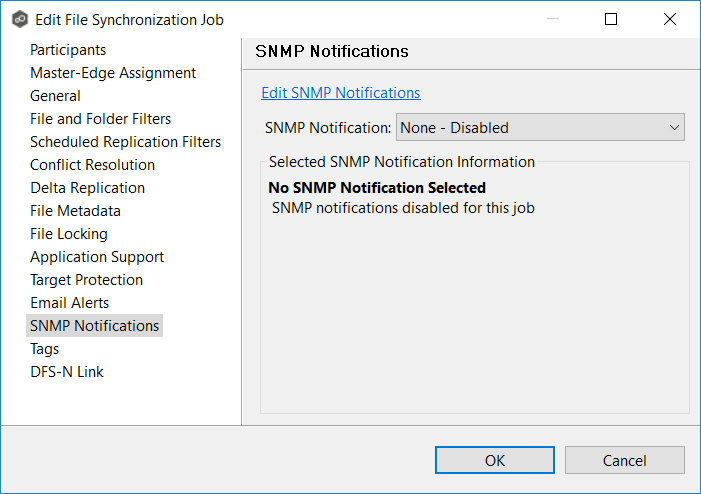 FS-Edit Job-SNMP Notifications