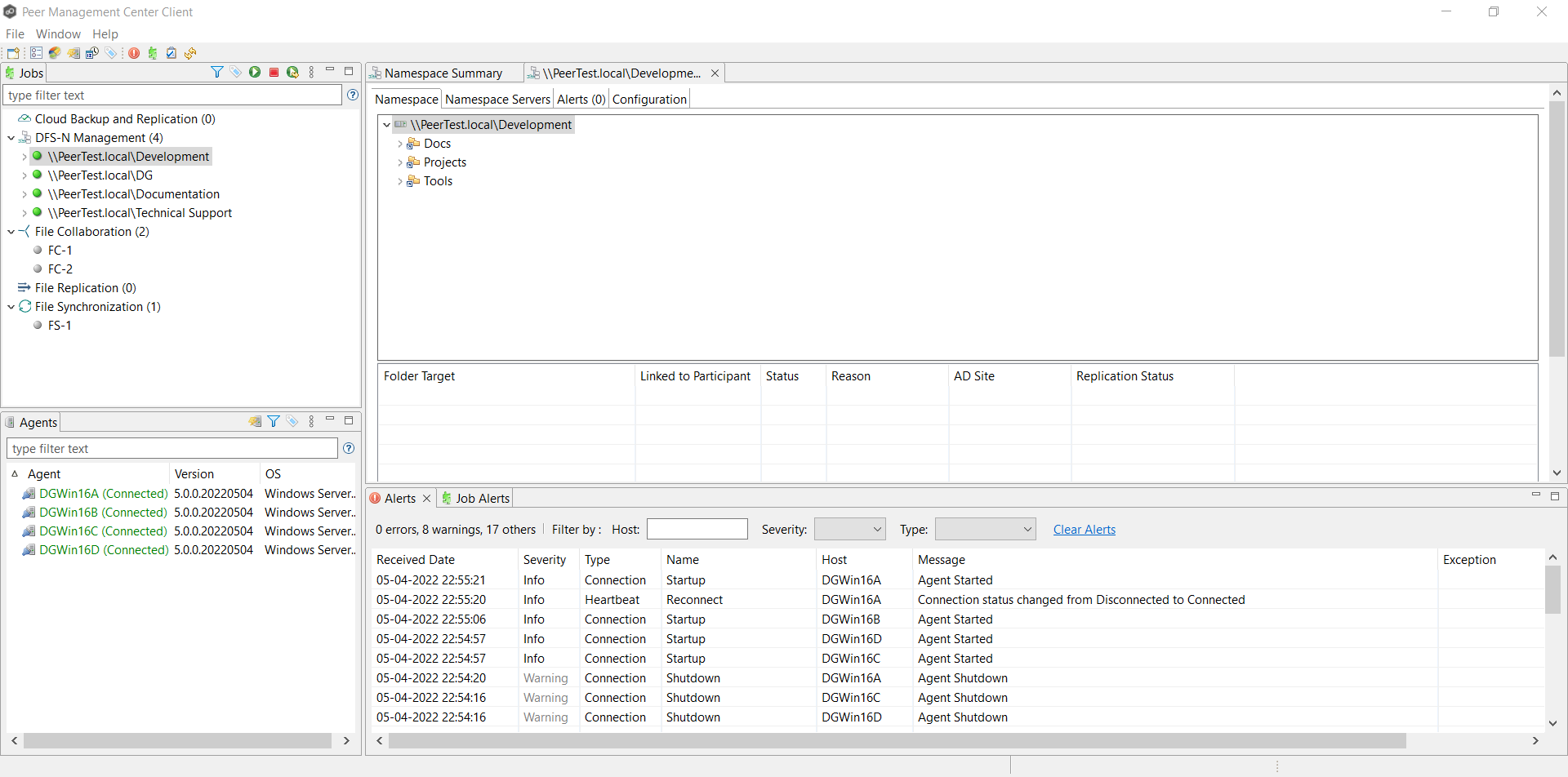 DFS-Import Existing Namespace-11