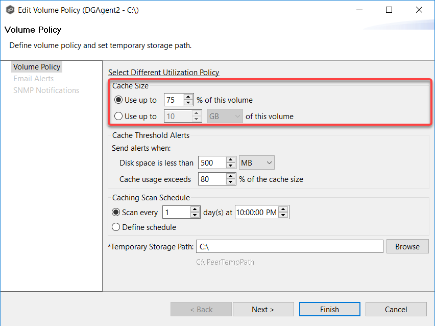 DSU-Preferences-Volume Policies-7