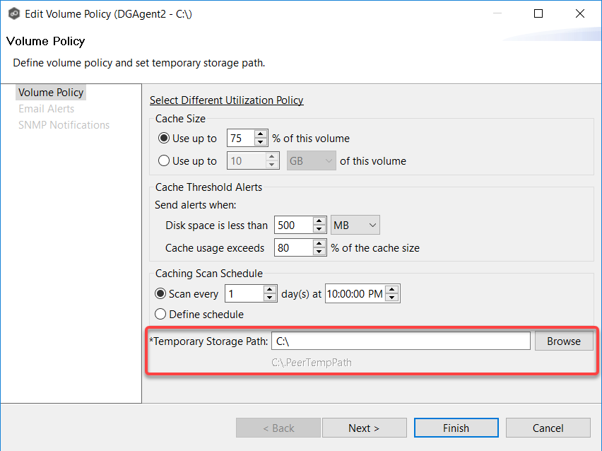 DSU-Preferences-Volume Policies-10