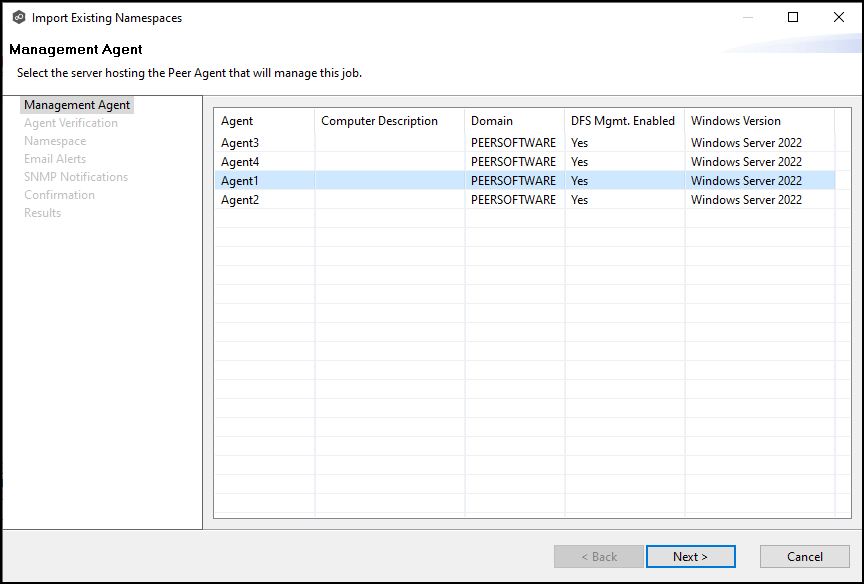 DFS-Import Existing Namespace-2