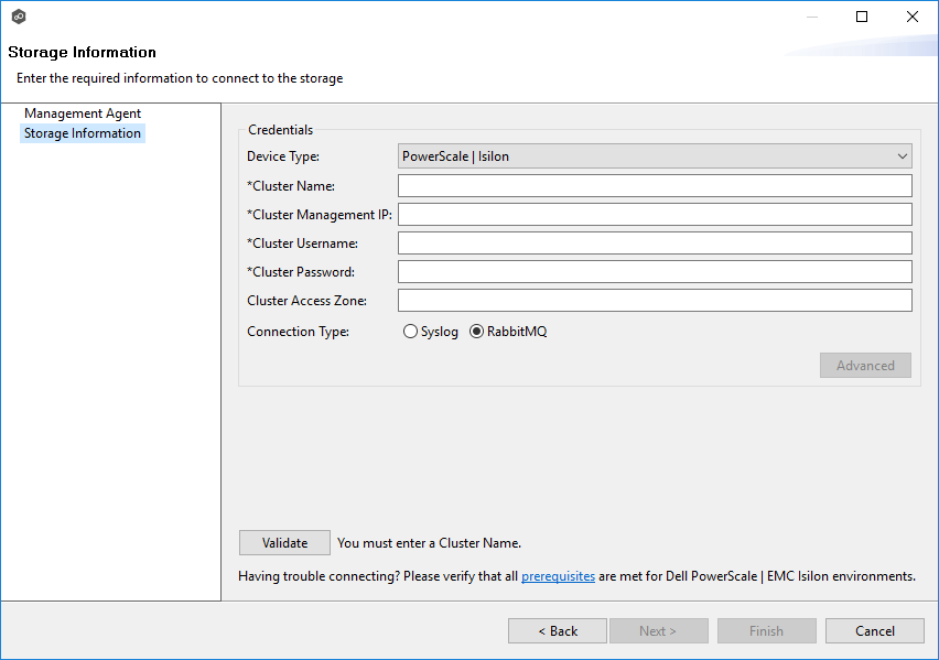 Dell Storage Information-Powerscale-Configuration