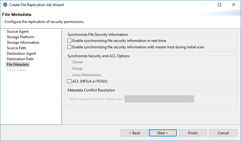 Peer Global File Service Help > File Replication Jobs > Creating a File ...