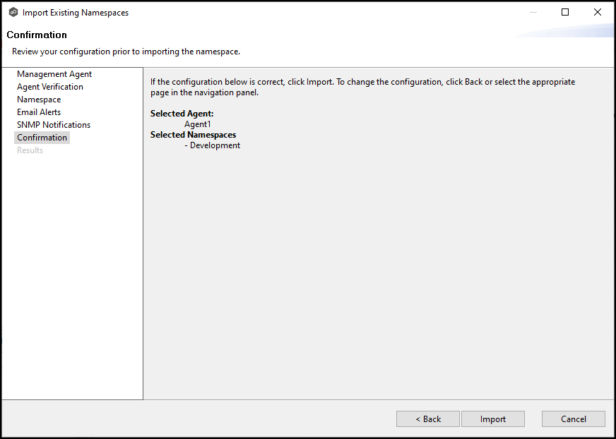 DFS-Import Existing Namespace-9