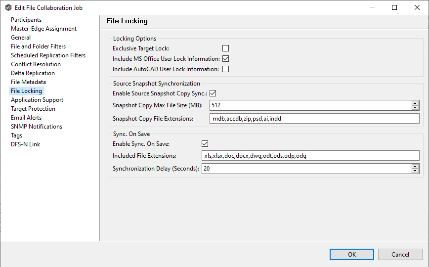 FC-Edit Job-File Locking