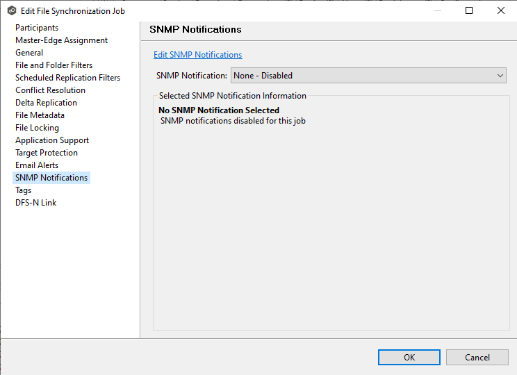 FS-Edit Job-SNMP Notifications