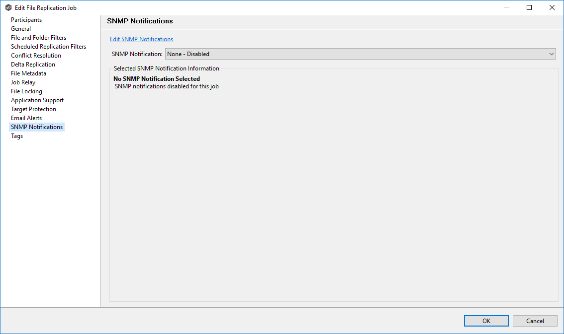 FR-Edit Job-SNMP Notifications