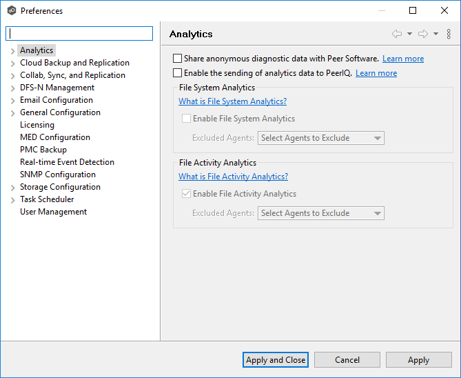 Preferences-Preferences Page