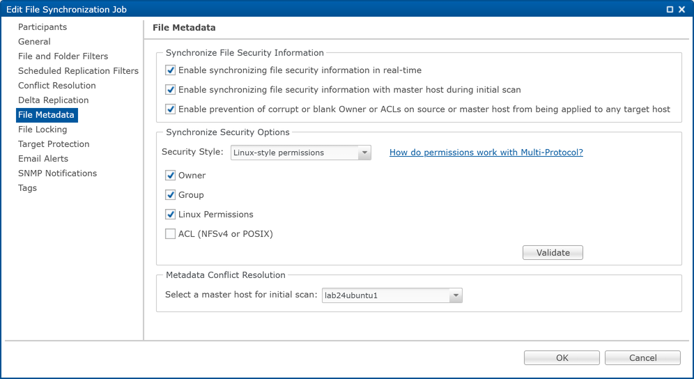 FS-Edit Job-File Metadata-MP-Linux permissions