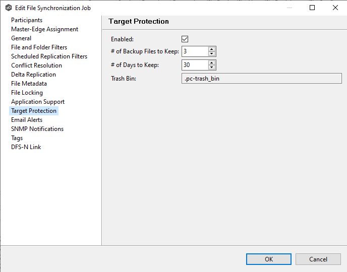 FS-Edit Job-Target Protection